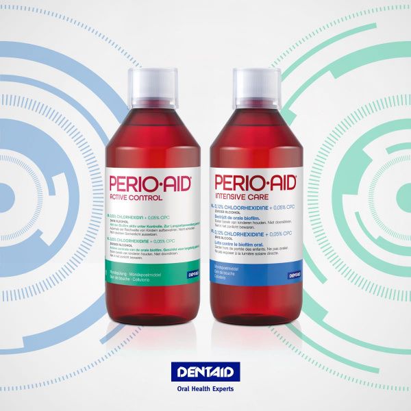Ополіскувач PERIO-AID Active control, 0,05%, для зменшення бактеріального нальоту, 150 мл