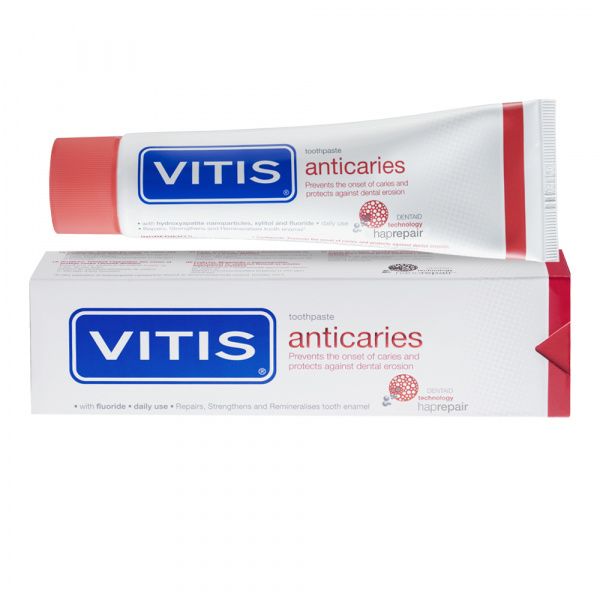 Зубна паста VITIS ANTICARIES, проти карієсу, 100 мл Зубна паста VITIS ANTICARIES, проти карієсу, 100 мл