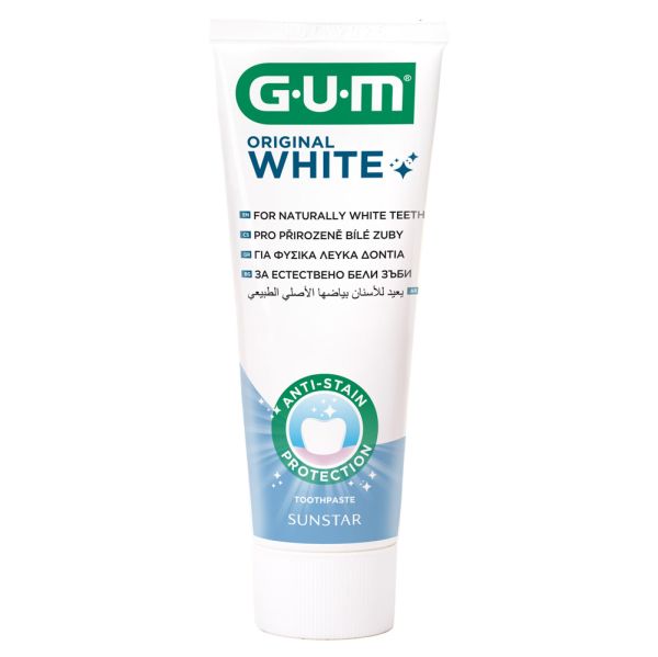 Зубна паста GUM Original White, відбілююча, 75 мл