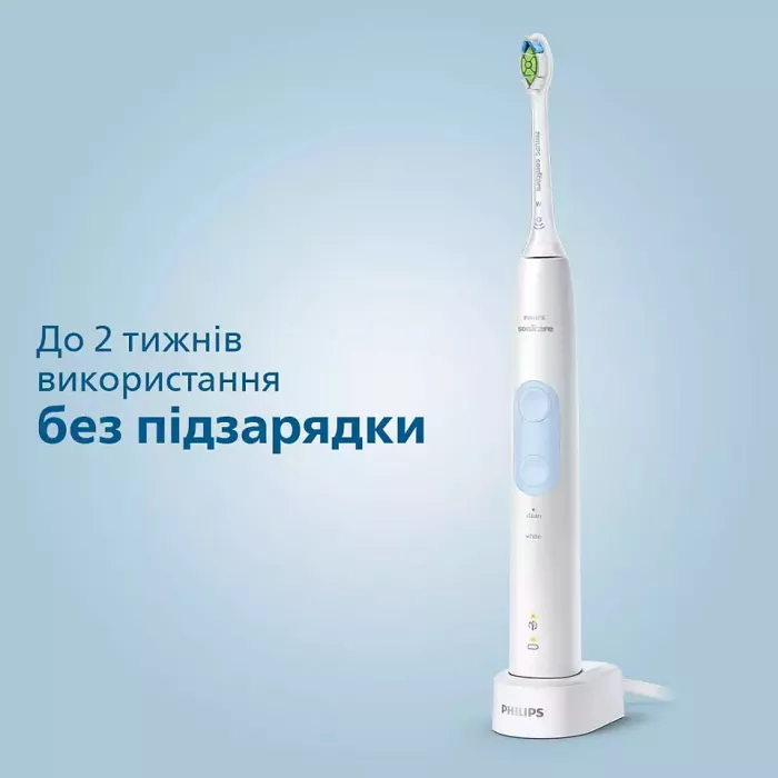 Звукова електрична щітка PHILIPS Sonicare ProtectiveClean 4500, HX6839/28, насадка для відбілювання, 2 режими+футляр