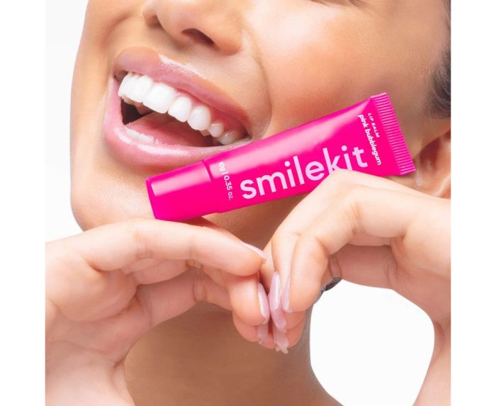 Бальзам для губ SmileKit зі смаком рожевої жувальної гумки, 10 г