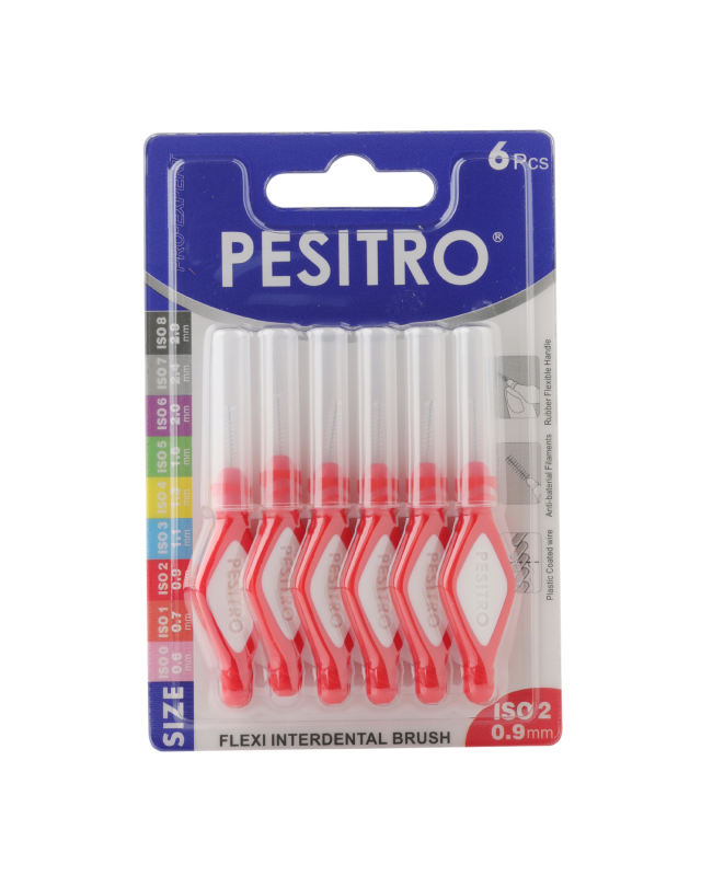 Набір міжзубних йоржиків Pesitro FLEXI 0,9 мм