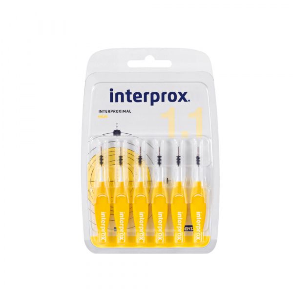 Щітка міжзубна INTERPROX 4G MINI, 1.1 мм, 6 шт.