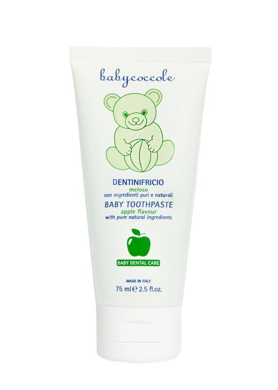 Дитяча зубна паста Babycoccole 0-6 років, яблуко, 75 мл