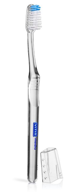 Зубна щітка VITIS MEDIUM CAMPAIGN, середня в поліетіленовому пакуванні