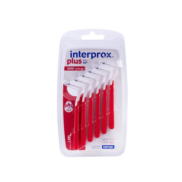 Щітка міжзубна INTERPROX PLUS 2G MINICONICAL, 1.0 мм, 6 шт. Щітка міжзубна INTERPROX PLUS 2G MINICONICAL, 1.0 мм, 6 шт.