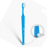 Дитяча зубна щітка Paro S27, двостороння, м'яка, 6 кольорів