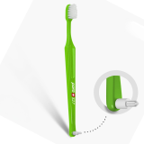 Дитяча зубна щітка Paro S27, двостороння, м'яка, 6 кольорів