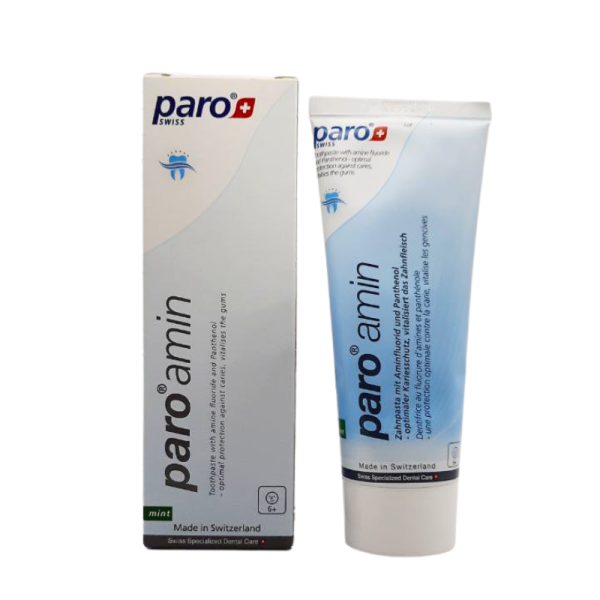 Зубна паста Paro Amin 1250 ppm, 75 мл Зубна паста Paro Amin 1250 ppm, 75 мл