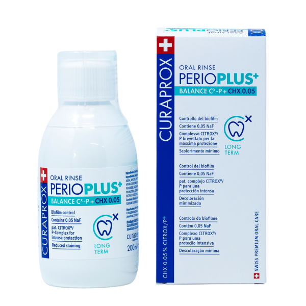 Ополіскувач Curaprox Perio Plus Balance СНХ 0,05%, 200мл. Ополіскувач Curaprox Perio Plus Balance СНХ 0,05%, 200мл.