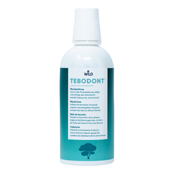 Ополіскувач TEBODONT з олією чайного дерева без фториду, 500 мл