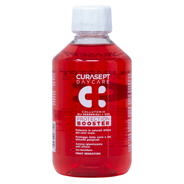 Ополіскувач CURASEPT DAYCARE BOOSTER FRUIT SENSATION, фруктовий, 500 мл Ополіскувач CURASEPT DAYCARE BOOSTER FRUIT SENSATION, фруктовий, 500 мл