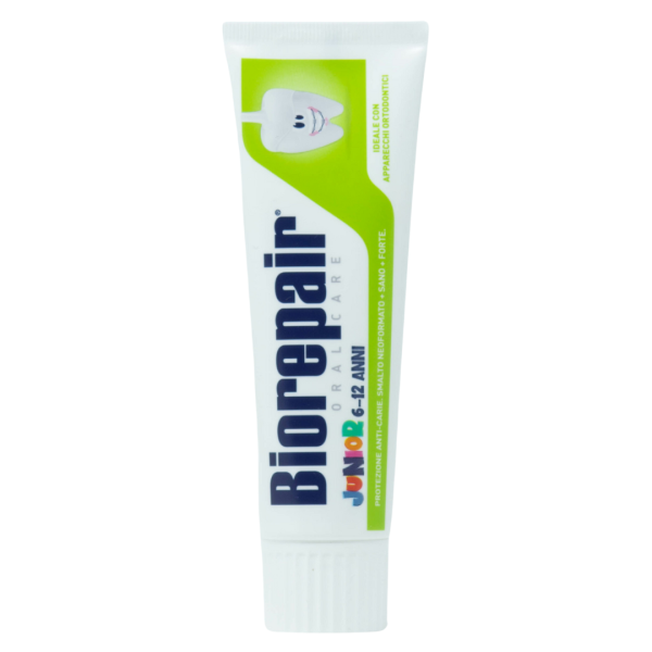 Дитяча зубна паста Biorepair Junior, 6-12 років, 75 мл Дитяча зубна паста Biorepair Junior, 6-12 років, 75 мл