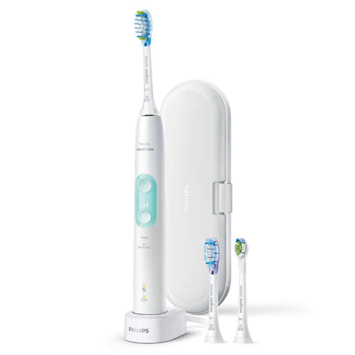 Звукова електрична щітка PHILIPS Sonicare ProtectiveClean 4700 HX6483/52, 3 насадки, 2 режими+футляр