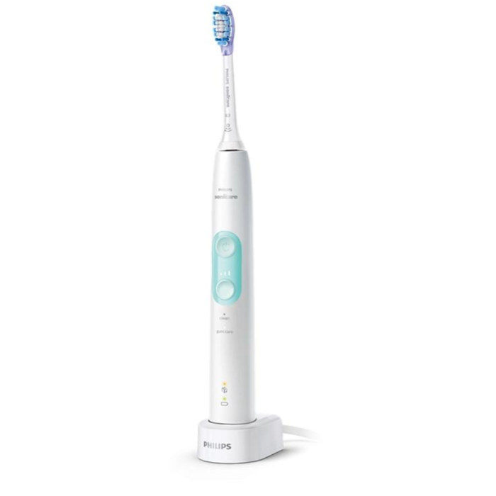 Звукова електрична щітка PHILIPS Sonicare ProtectiveClean 4700 HX6483/52, 3 насадки, 2 режими+футляр