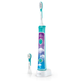 Дитяча звукова електрична щітка Philips Sonicare For Kids HX6322/04, 2 насадки, 1 режим, 2 інтенсивності, мобільний додаток
