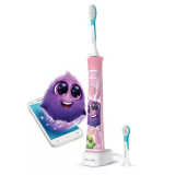 Дитяча звукова електрична щітка Philips Sonicare For Kids HX6352/42, 2 насадки, 1 режим, 2 інтенсивності, мобільний додаток