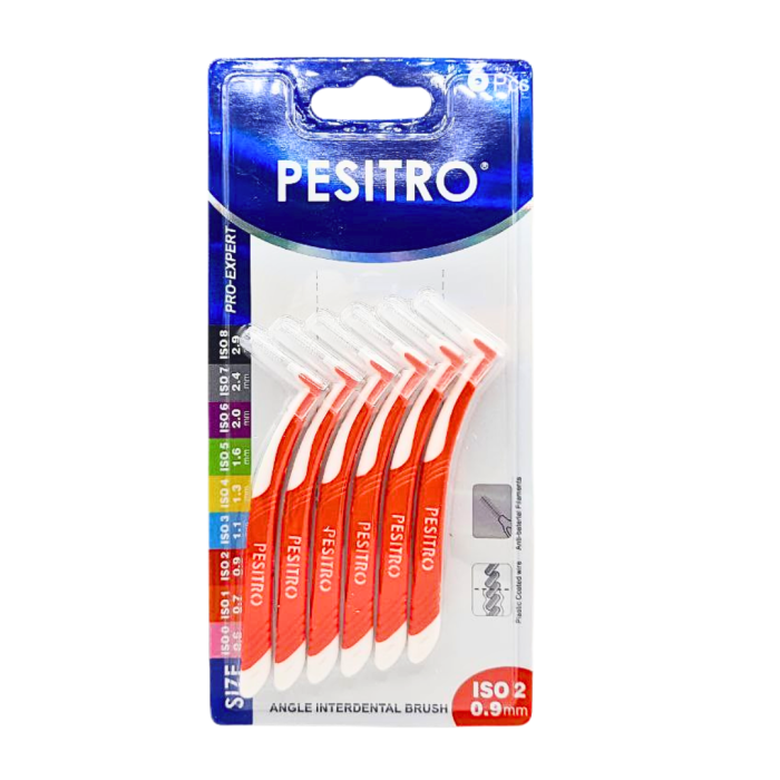 Щітка міжзубна Pesitro L-shape 0,9 мм, 6 шт.
