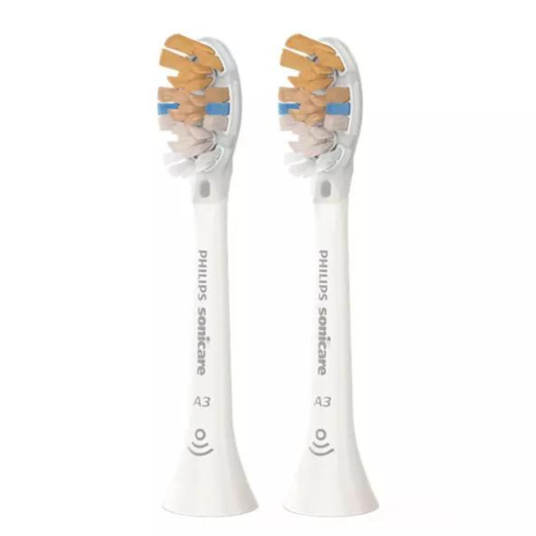 Насадки Philips Sonicare A3 Premium All-in-One Soft, для звукової зубної щітки, універсальні м'які, 2 шт Насадки Philips Sonicare A3 Premium All-in-One Soft, для звукової зубної щітки, універсальні м'які, 2 шт