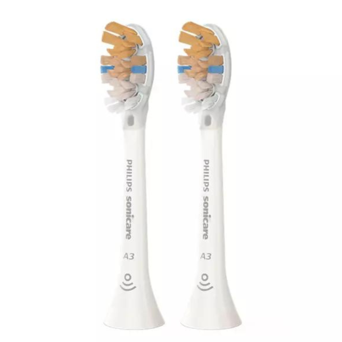 Насадки Philips Sonicare A3 Premium All-in-One Soft, для звукової зубної щітки, універсальні м'які, 2 шт