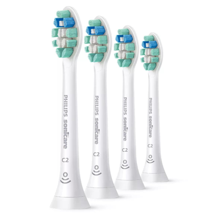 Насадки Philips Sonicare C2 Optimal Plaque Defence, для звукової зубної щітки, проти нальоту, 4 шт