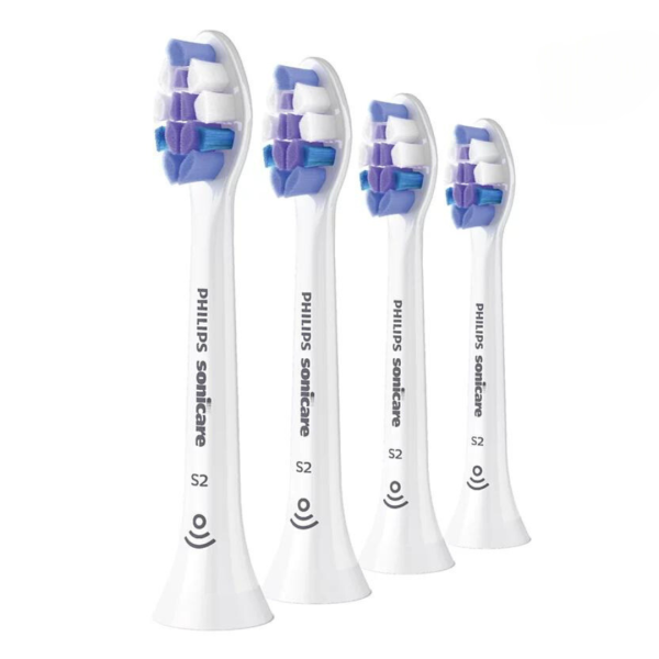 Насадки Philips Sonicare S2 Sensitive, ультра м'які для чутливих зубів, для звукової зубної щітки, 4 шт Насадки Philips Sonicare S2 Sensitive, ультра м'які для чутливих зубів, для звукової зубної щітки, 4 шт