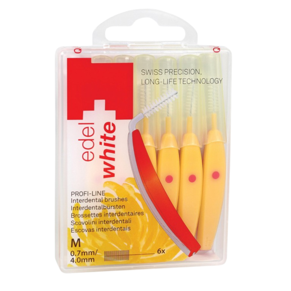 Щітка міжзубна Edel+White EasyFlex M 0,7/4,0 мм, 6 шт Щітка міжзубна Edel+White EasyFlex M 0,7/4,0 мм, 6 шт