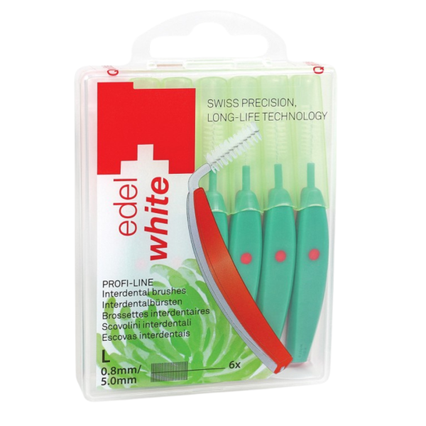 Щітка міжзубна Edel+White EasyFlex L 0,8/5,0 мм, 6 шт Щітка міжзубна Edel+White EasyFlex L 0,8/5,0 мм, 6 шт