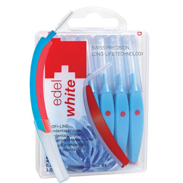 Щітка міжзубна Edel+White EasyFlex S 0,6/3,0 мм, 6 шт Щітка міжзубна Edel+White EasyFlex S 0,6/3,0 мм, 6 шт