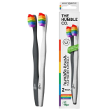 Набір зубних щіток The Humble Co Sensitive, на рослинній основі, для чутливих зубів, 2 шт