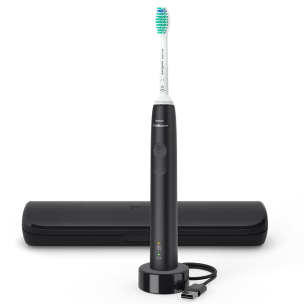 Звукова електрична щітка PHILIPS Sonicare Gemini 3100, HX3673/14, 1 насадка ProResults, 1 режим + дорожній чохол Звукова електрична щітка PHILIPS Sonicare Gemini 3100, HX3673/14, 1 насадка ProResults, 1 режим + дорожній чохол