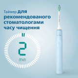 Звукова електрична щітка PHILIPS Sonicare Gemini 2100, HX3651/12, 1 насадка ProResults, 1 режим