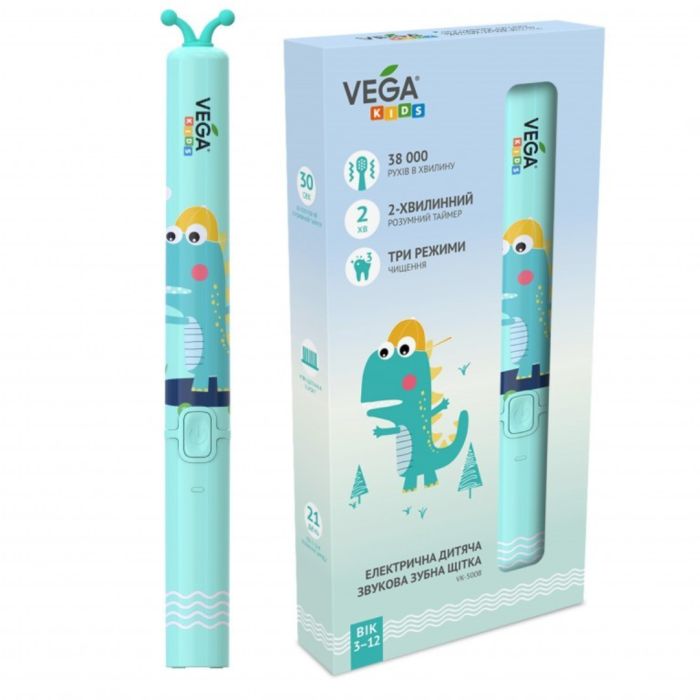 Дитяча звукова електрична щітка Vega VK-500B