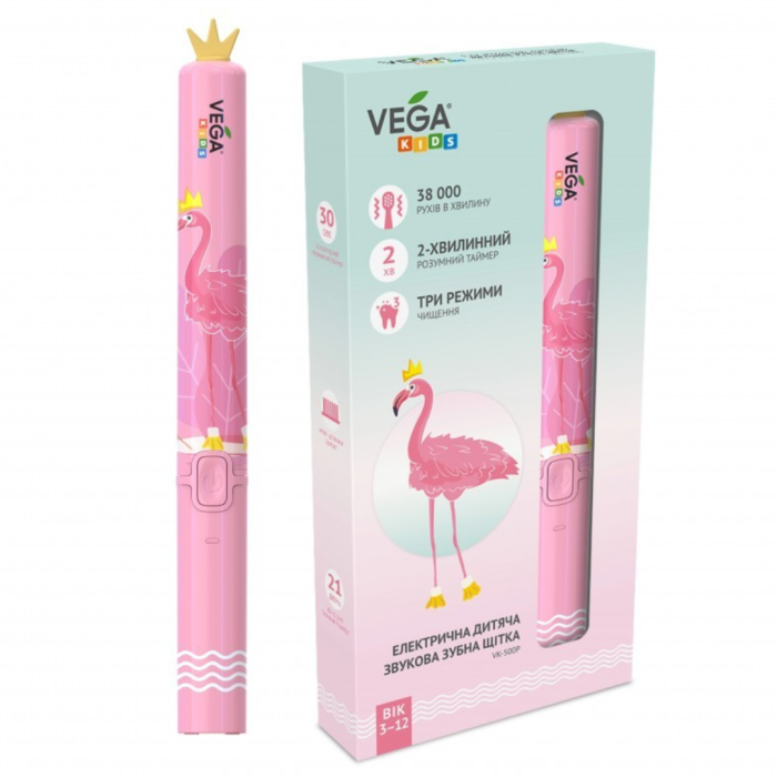 Дитяча звукова електрична щітка Vega VK-500P