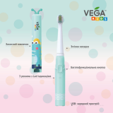 Дитяча звукова електрична щітка Vega VK-500P