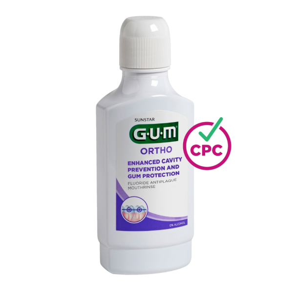 Ополіскувач GUM ORTHO, догляд за брекетами, 300 мл Ополіскувач GUM ORTHO, догляд за брекетами, 300 мл