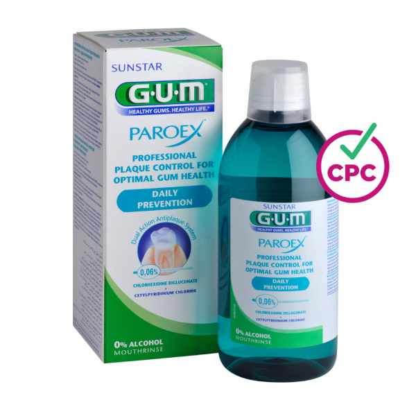 Ополіскувач GUM PAROEX 0,06% СНХ, антибактеріальна дія, 500 мл Ополіскувач GUM PAROEX 0,06% СНХ, антибактеріальна дія, 500 мл