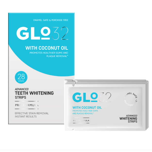 Смужки відбілюючі GLO32, Weekender Whitening Strip, 28 шт