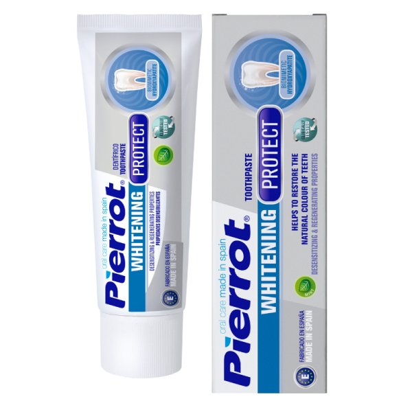Зубна паста Pierrot Whitening Protect, відбілююча, 75 мл Зубна паста Pierrot Whitening Protect, відбілююча, 75 мл