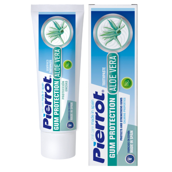 Зубна паста Pierrot Gum Protection Aloe Vera, захист ясен з алое вера, 75 мл Зубна паста Pierrot Gum Protection Aloe Vera, захист ясен з алое вера, 75 мл