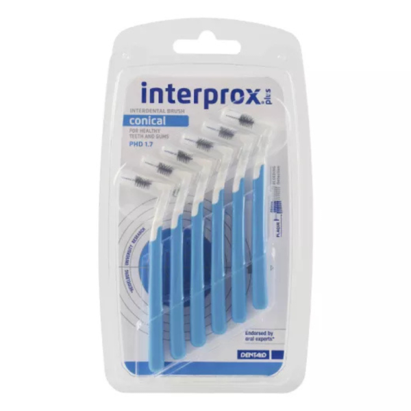 Щітка міжзубна INTERPROX PLUS 2G CONICAL, 1.7 мм, 6 шт. Щітка міжзубна INTERPROX PLUS 2G CONICAL, 1.7 мм, 6 шт.