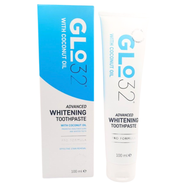 Зубна паста GLO32 Advanced Whitening, відбілююча, 100 мл