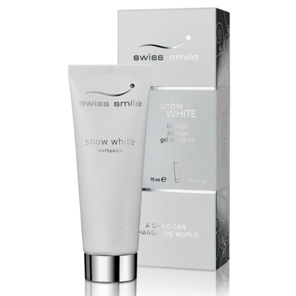 Зубна паста Swiss Smile Snow white, відбілююча 75 мл