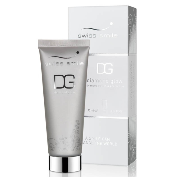 Зубна паста Swiss Smile Diamond Glow, відбілююча 75 мл