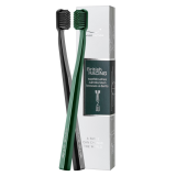 Набір зубних щіток Swiss Smile British Racing чорна та зелена, м'які