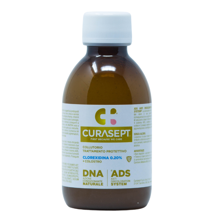 Ополіскувач CURASEPT ADS RROTECTIVE 0,2% CHX, захисна дія +молозиво, 200 мл