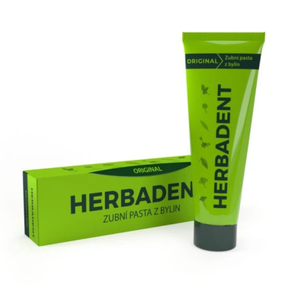 Зубна паста Herbadent ORIGINAL комплексна дія з фтором, 100г Зубна паста Herbadent ORIGINAL комплексна дія з фтором, 100г
