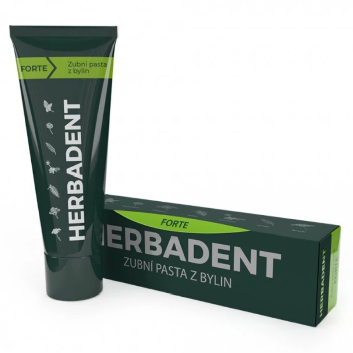 Зубна паста Herbadent Forte, з фтором, 100 г