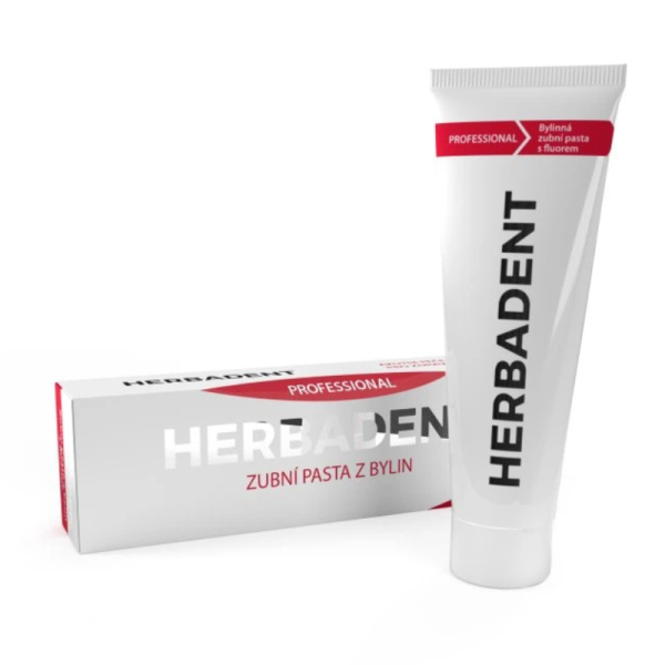 Зубна паста Herbadent Professional трав'яна з фтором, 100г Зубна паста Herbadent Professional трав'яна з фтором, 100г