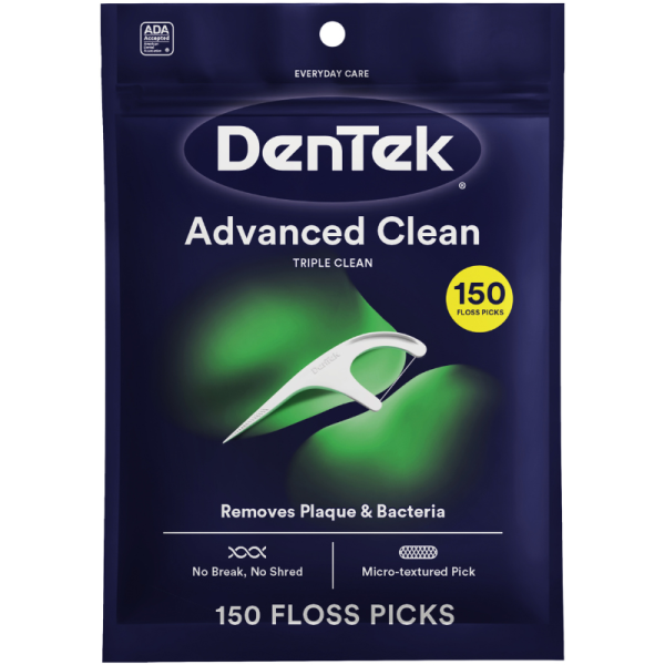 Флосери DenTek потрійне чищення, 150 шт